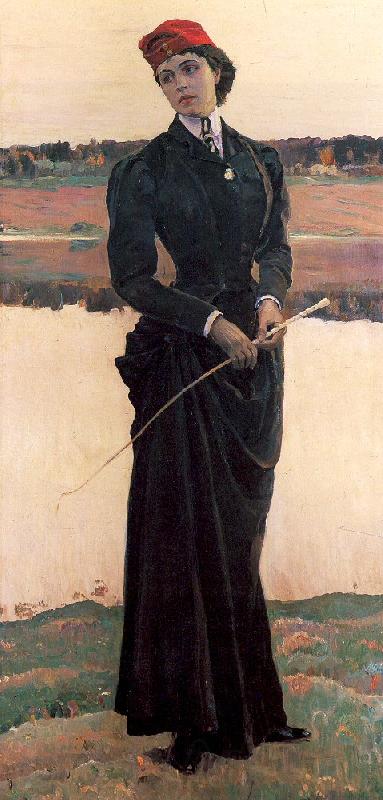 Nesterov, Mikhail Portrait of Olga Nesterova, The Artist's Daughter